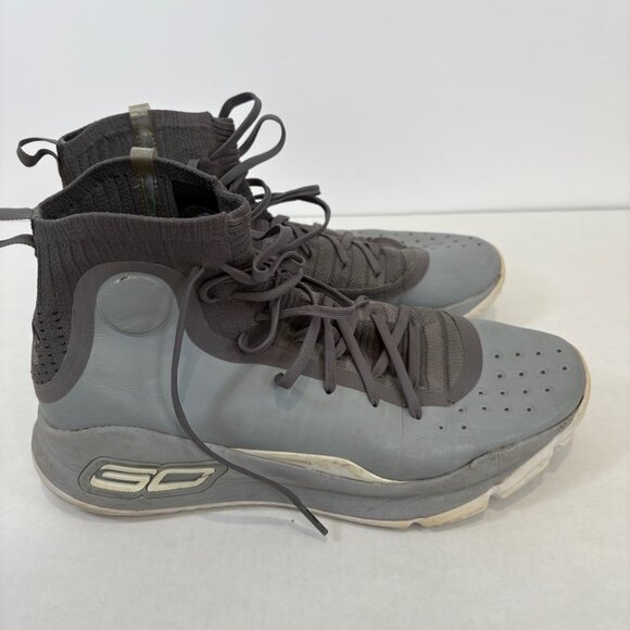 Under Armour Curry 4 "More Buckets" Overcast Gray Men's 11.5 - Picture 4 of 12